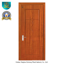 Porte design HDF chinois pour l&#39;intérieur avec la couleur marron (ds-092)